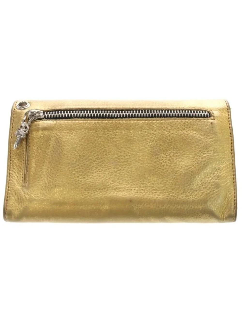 Chrome Hearts Wave Ltd Miami Limited Leather Wallet Gold